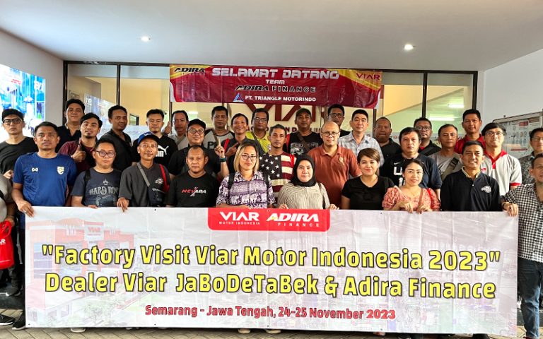 Factory Visit Viar Motor Indonesia 2023 – Dealer Viar JaBoDeTaBek dan Adira Finance