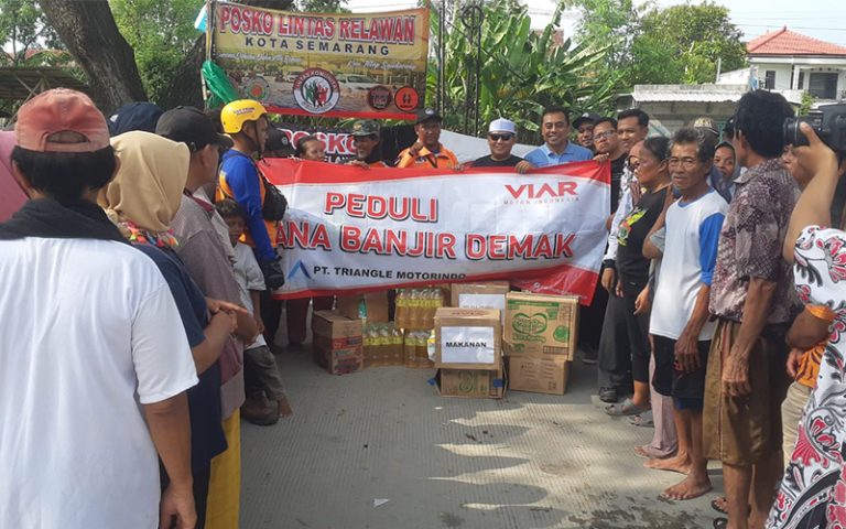 Viar Motor Indonesia Corporate Social Responsibility (CSR) – Tanggap Darurat Bencana Banjir Demak